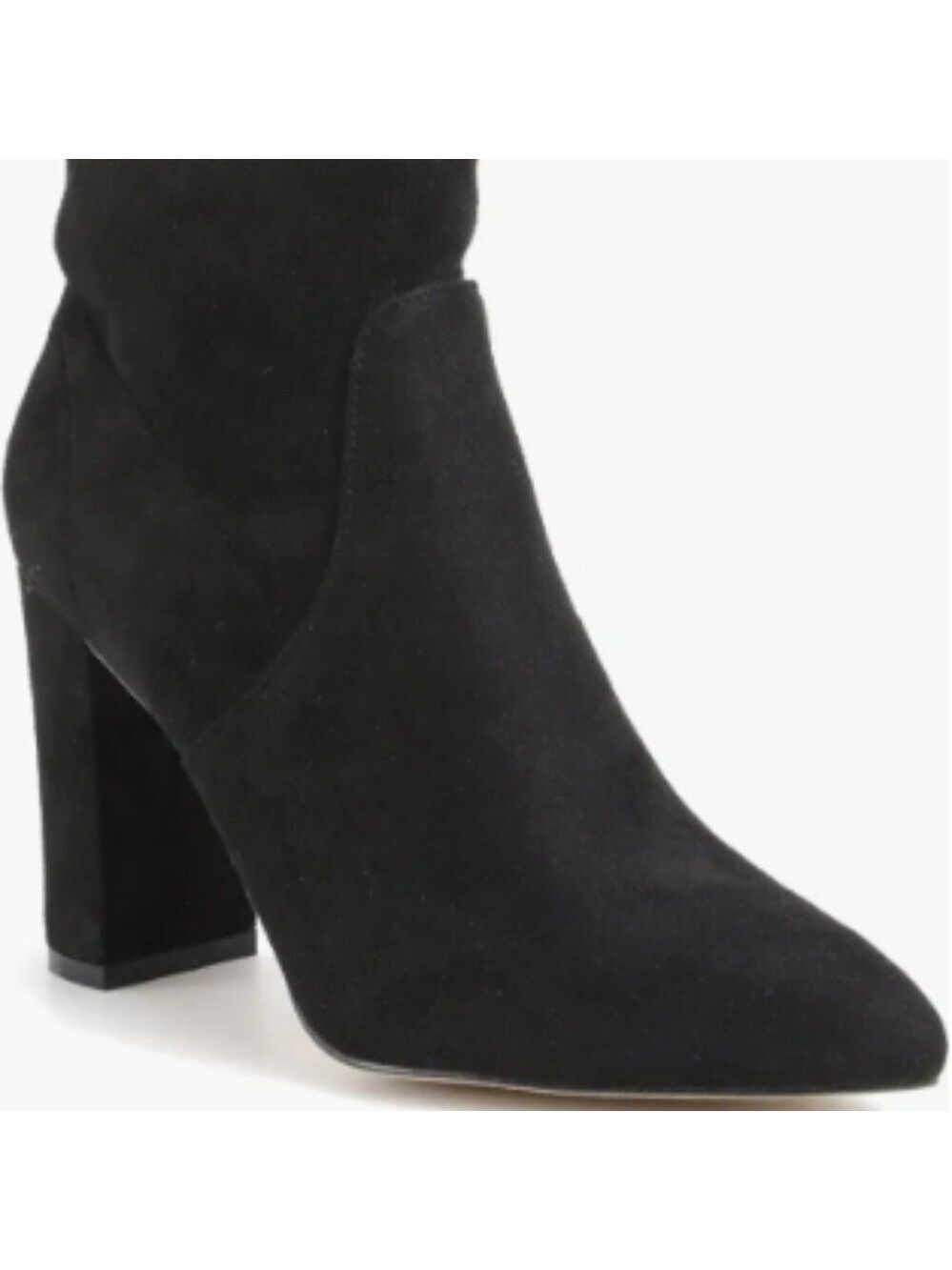 Bodem Faux Suede‎ Block Heel Stretch Bootie Size 8